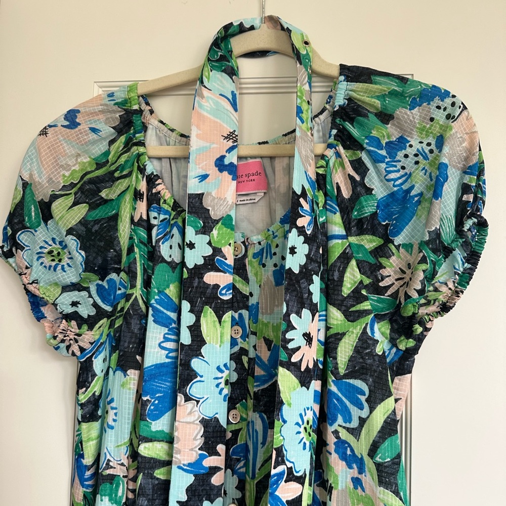 Kate Spade Full Bloom Voile Dress - Picture 2 of 5